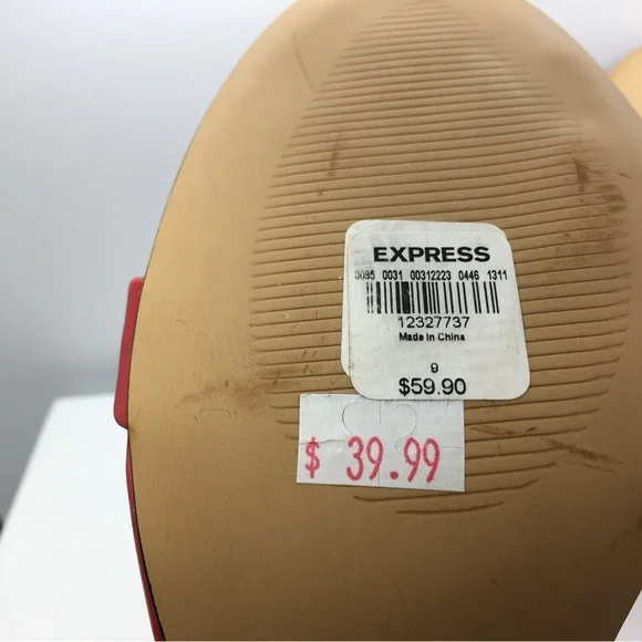 NWT Express || Ankle Strap Heeled Sandals👠 || Size 9 US - Picture 11 of 12